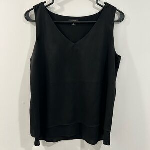 Ann Taylor Women's V-Neck Shell Black Size Small